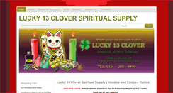 Desktop Screenshot of lucky13clover.com